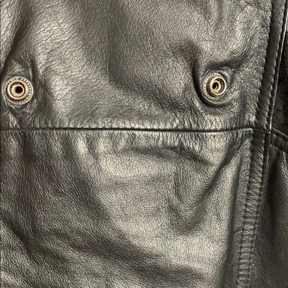 Vintage John Weitz Leather Coat - Picture 11 of 12